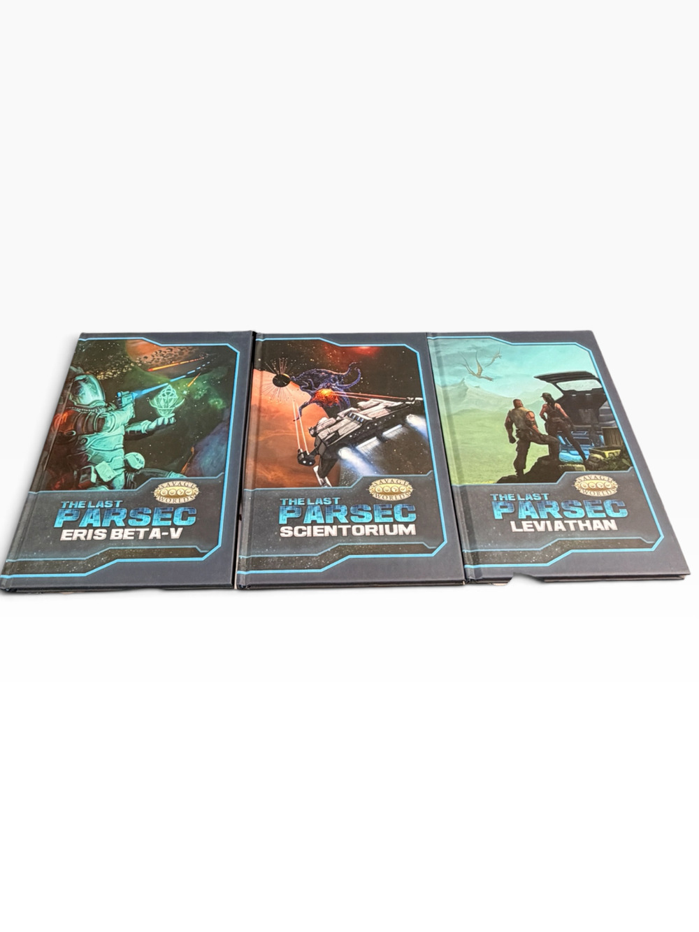 Lot Of 3 The Last Parsec Savage Worlds: Eris Beta, Leviathan, Scientorium